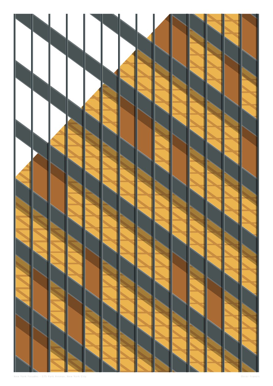 375 Park Avenue, Nova Iorque, 2015 (impressão gráfica giclee) de Sarah Evans