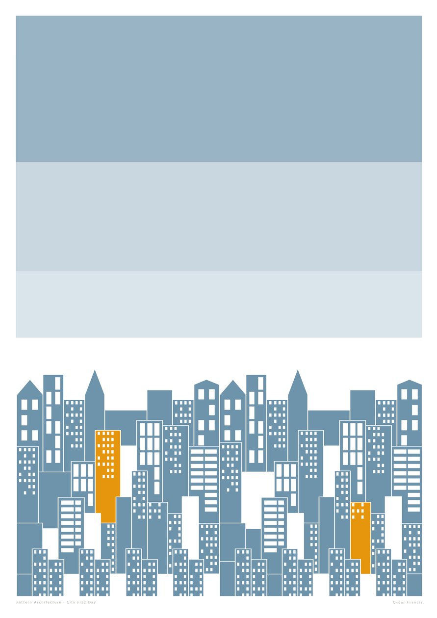 City Fizz Day, 2014 (impressão gráfica giclee) de Sarah Evans