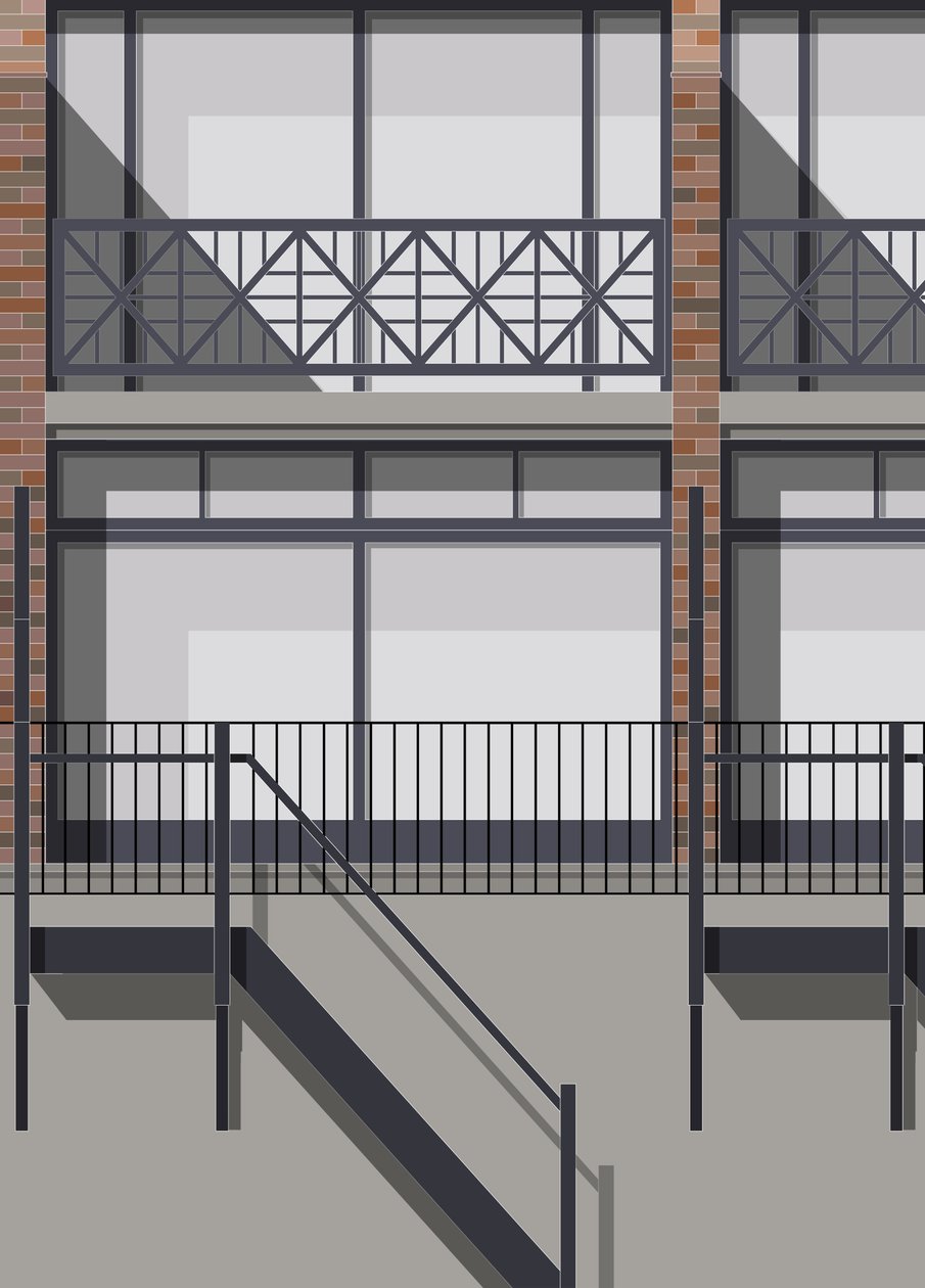 Mallard Place, 2018 (digital) de Sarah Evans