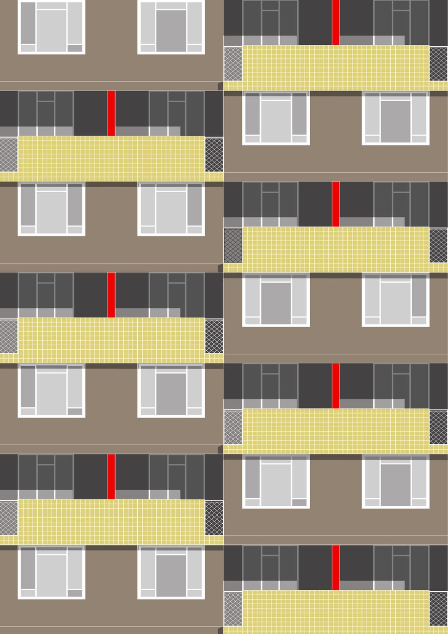 Spa Green Estate, 2017 (digital) de Sarah Evans
