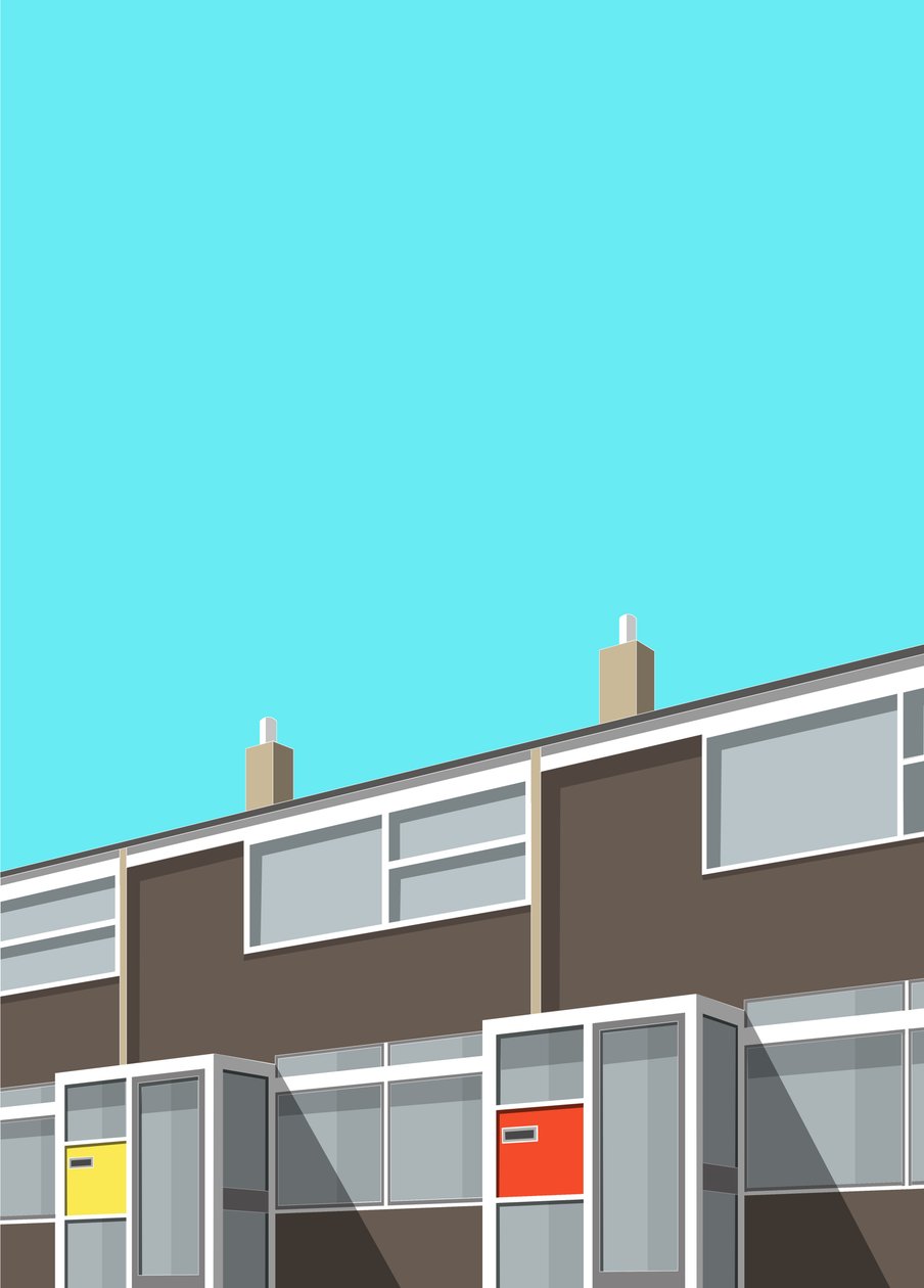 Span House, 2018 (digital) de Sarah Evans