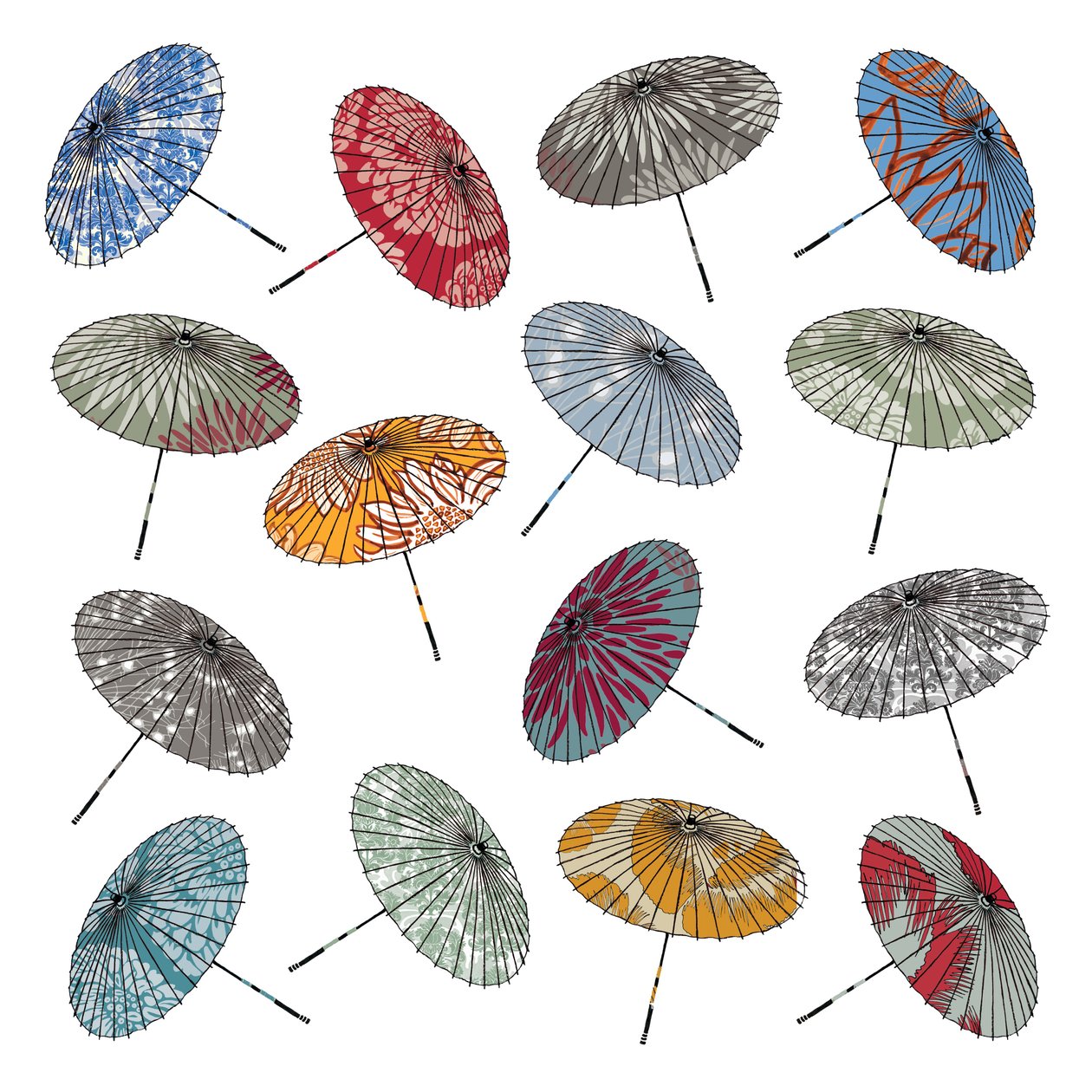Guarda-sóis, 2012 (digital) de Sarah Hough
