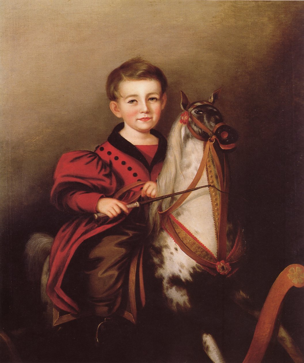 Charles Lavallen Jessop (Rapaz num cavalo de baloiço) de Sarah Miriam Peale
