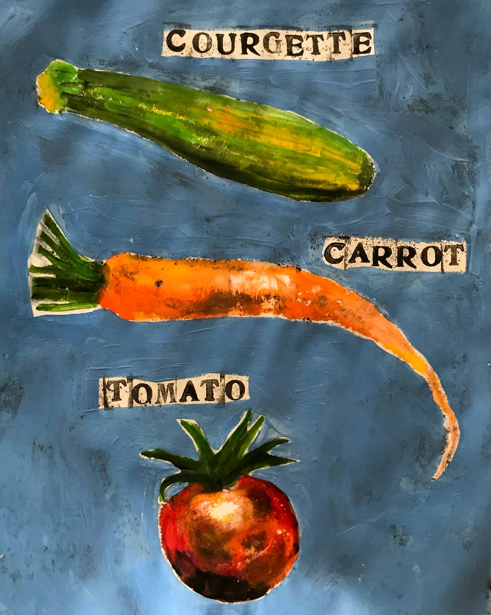 fruta e vegetais, 2023 (aguarela) de Sarah Thompson Engels