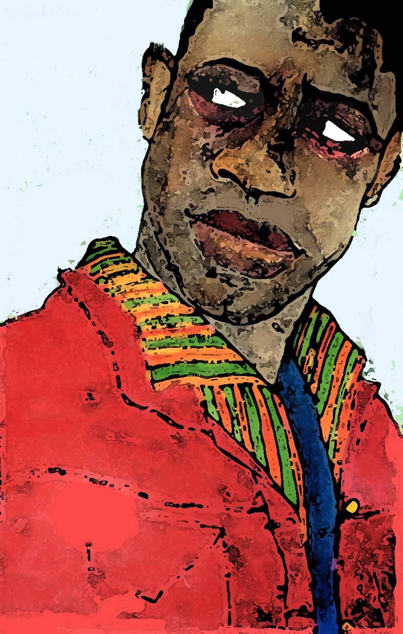 Homem afro-americano de Sarah Thompson Engels