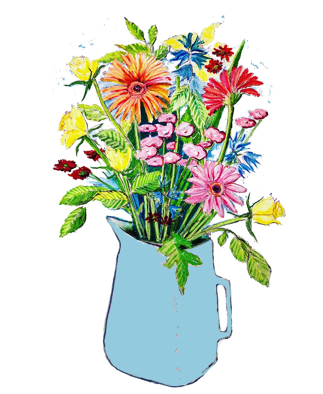 Blue jug
