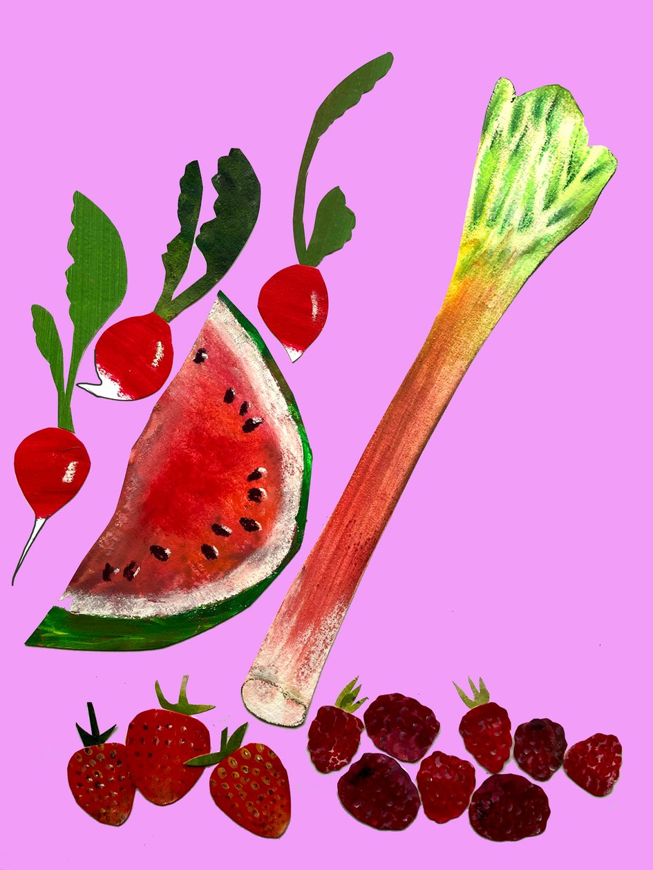 Frutas e legumes,2020,recorte de Sarah Thompson Engels