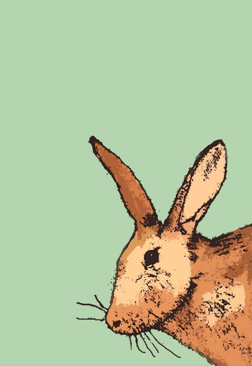 Hare, 2014 (monoprint) de Sarah Thompson Engels