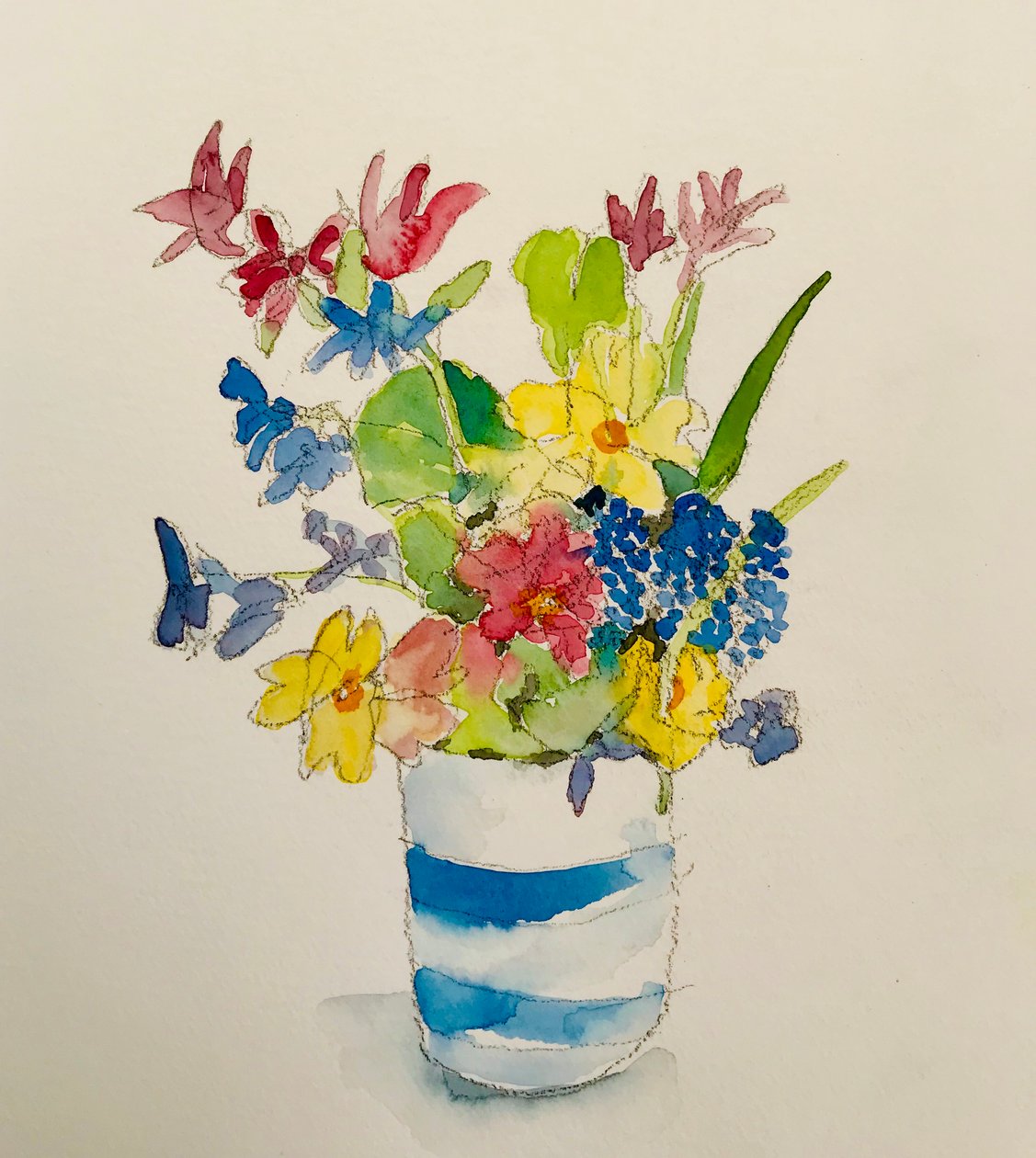 Flores de Primavera II, 2020 de Sarah Thompson Engels