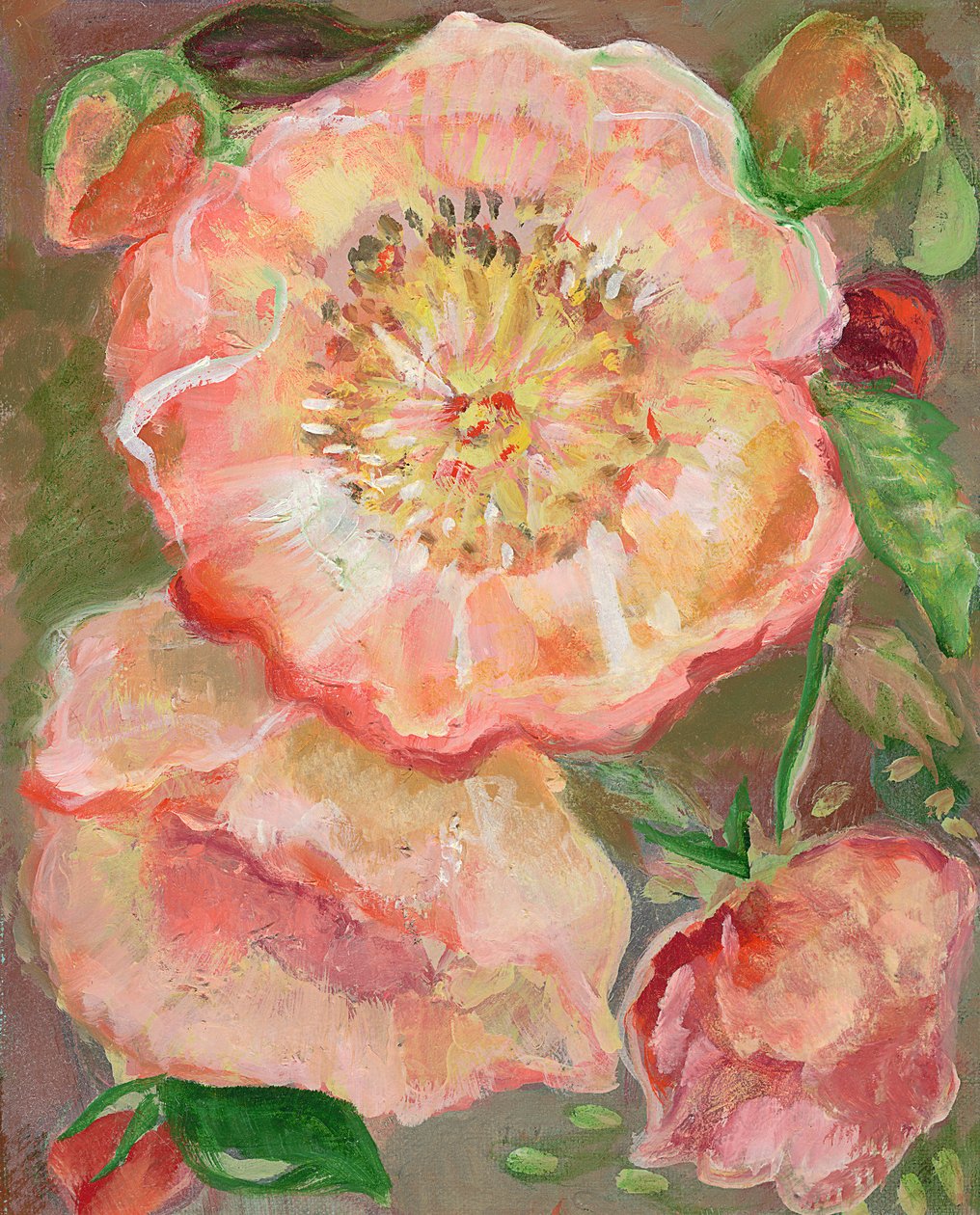 Sol âmbar, c. 2022 (óleo sobre tela) de Sarah Tudor