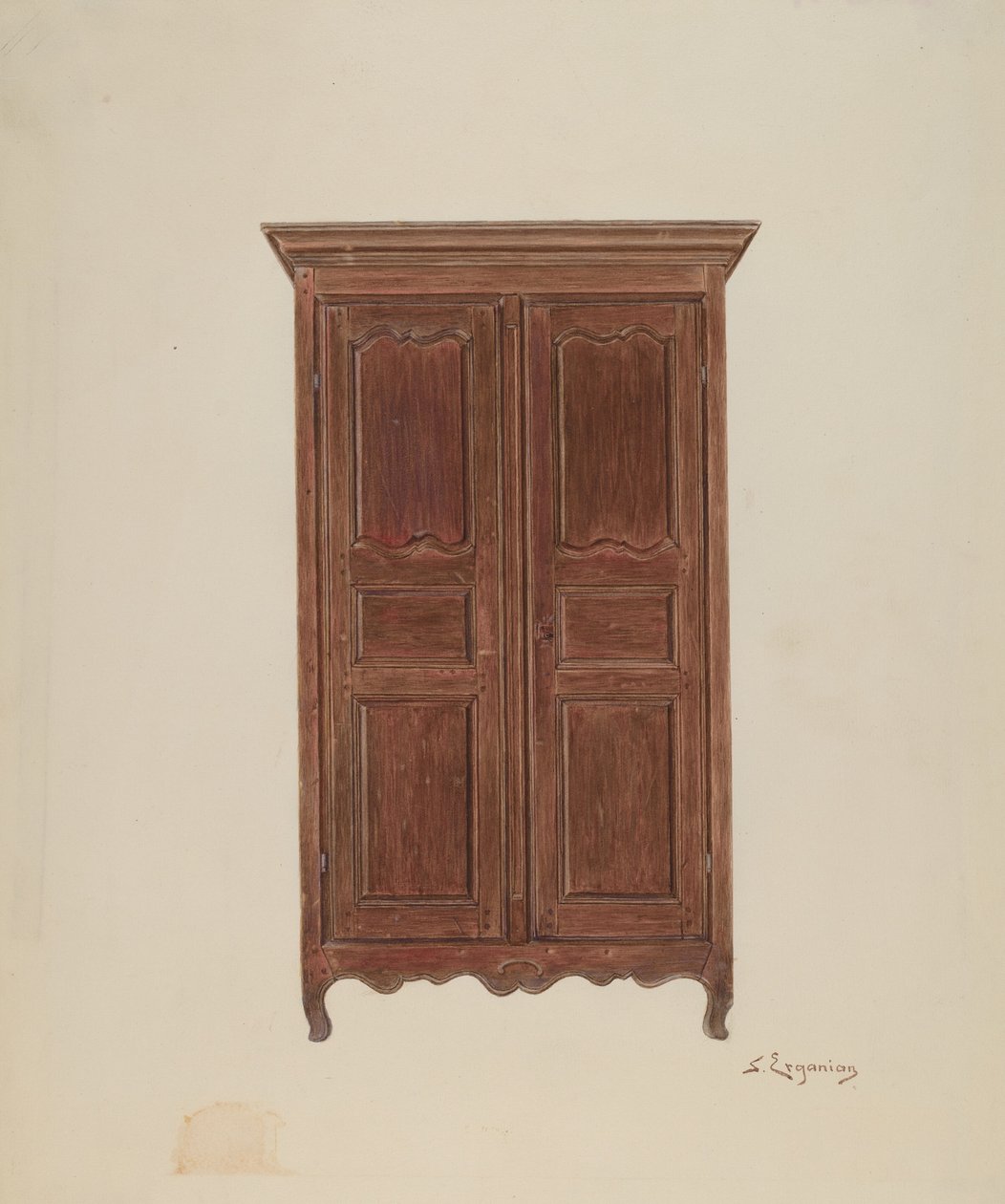 Guarda-roupa, C. 1939. de Sarkis Erganian
