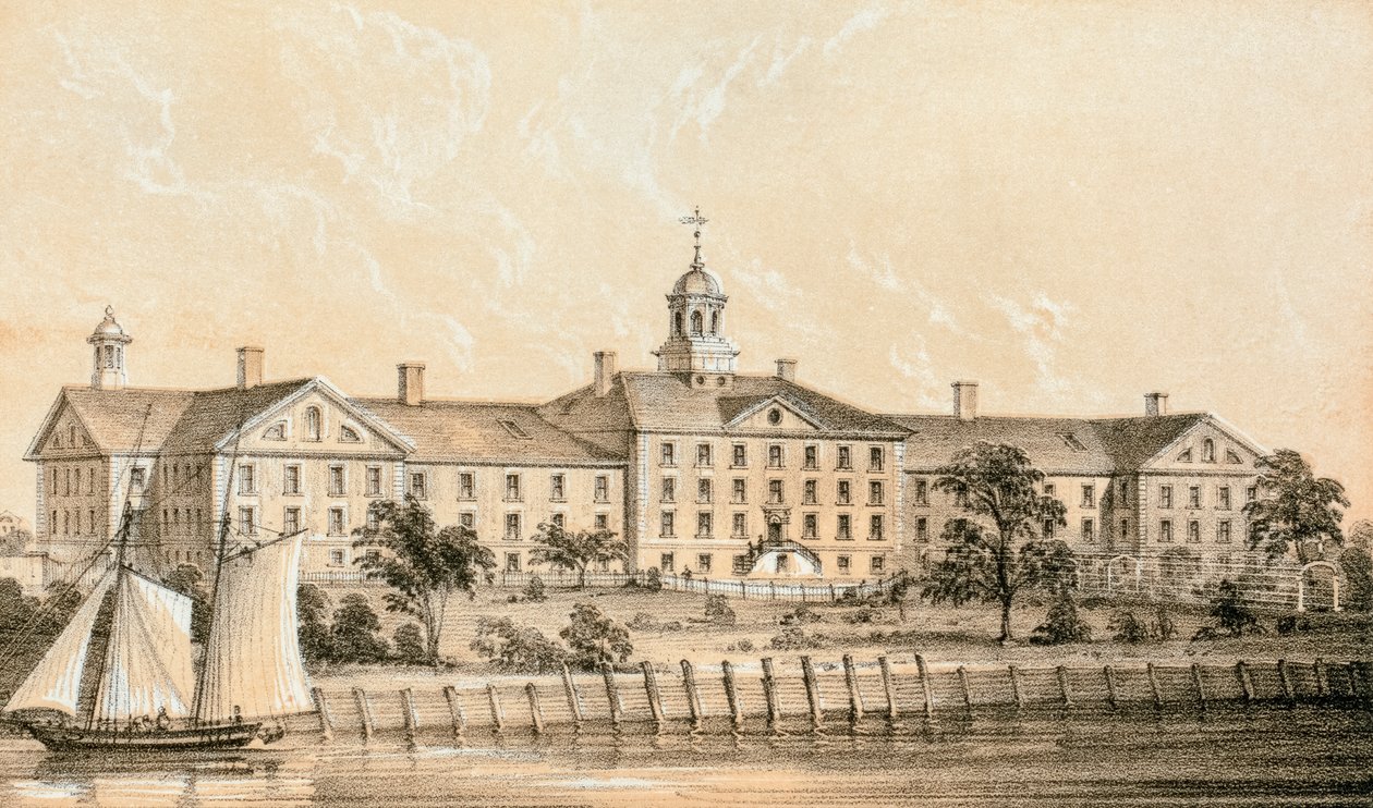 Hospital de Alms House, Bellevue, Hospital de Bellevue, Nova Iorque de Sarony and Major