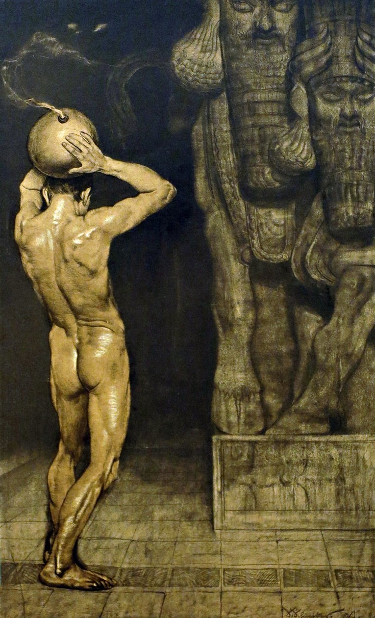 O anarquista, 1894 de Sascha Schneider