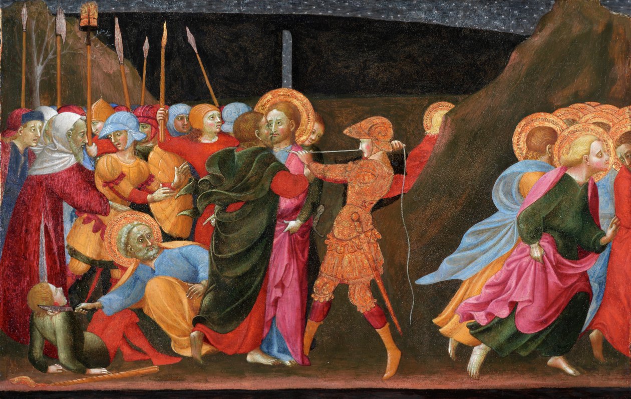 A traição de Cristo, c.1437 (tempera no painel) de Sassetta c.1392 1450 Sassetta c.1392 1450