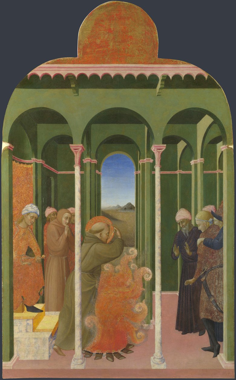 São Francisco diante do sultão Do retábulo de Borgo del Santo Sepolcro, 1437-1444 de Sassetta