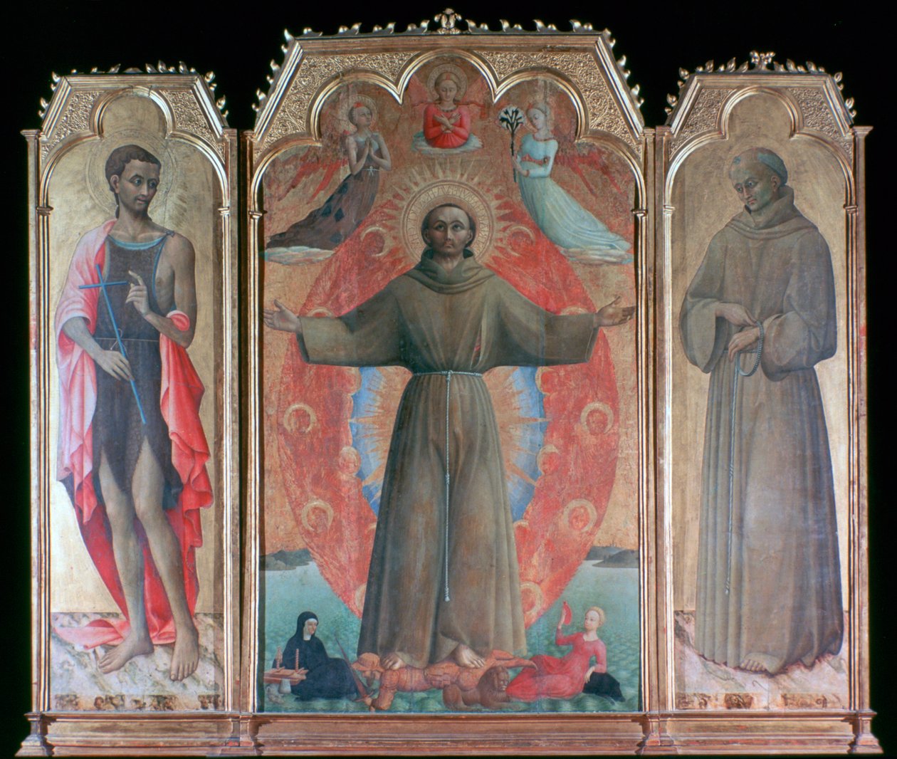 O êxtase de São Francisco, 1437-1444 de Sassetta