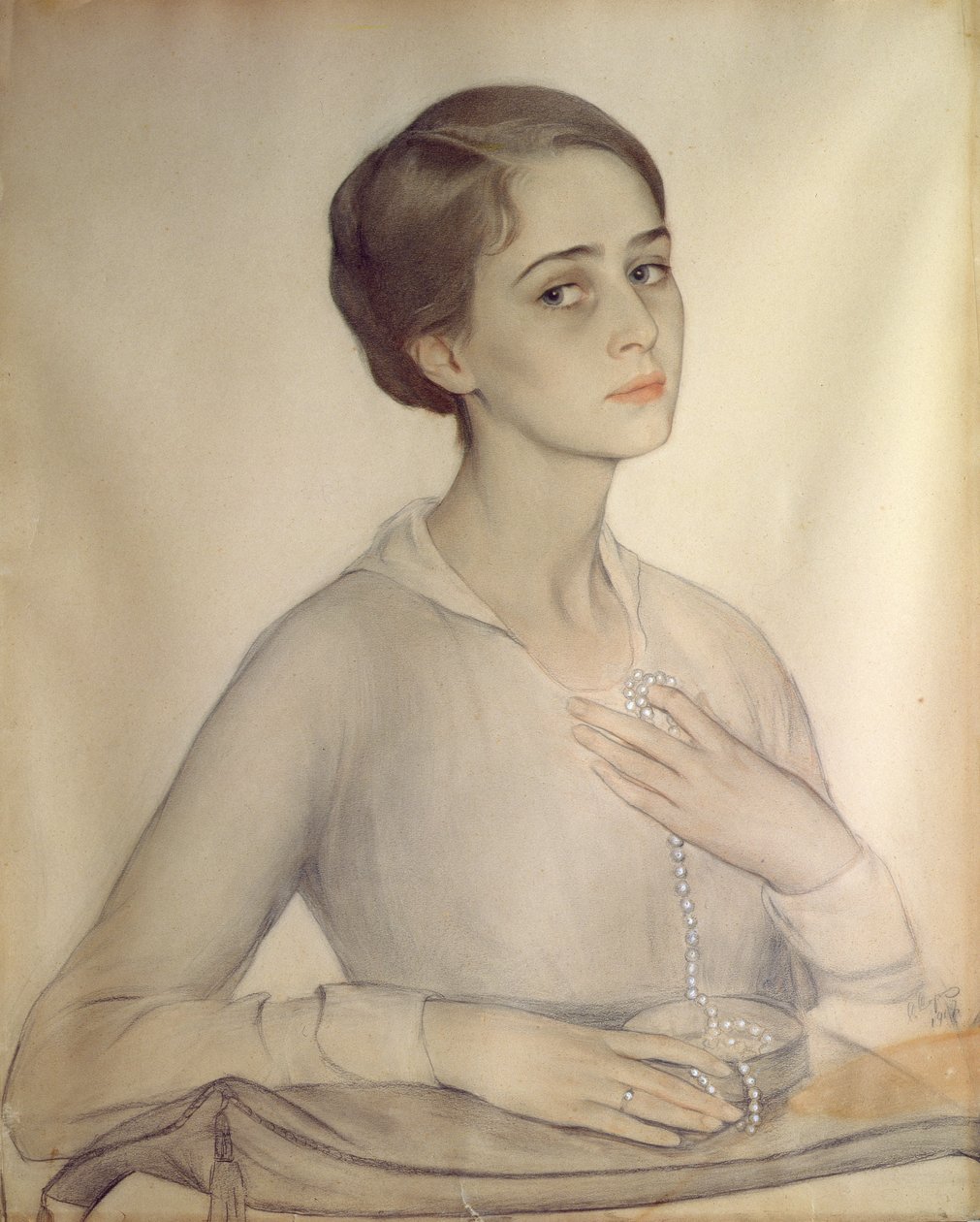 Retrato de Olga Spesivtseva de Savelij Abramovich Sorin