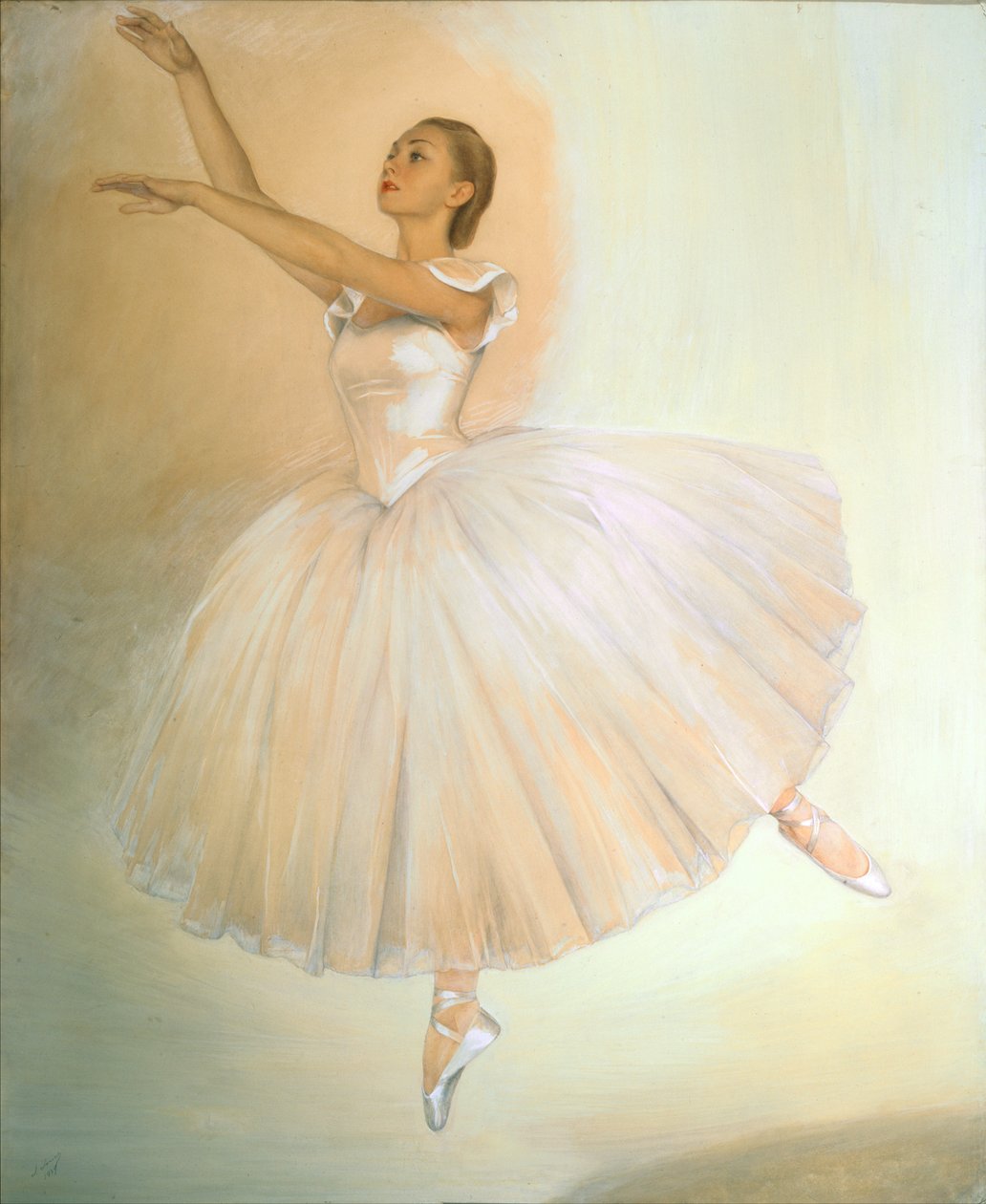 Retrato de uma bailarina de Savelij Abramovich Sorin
