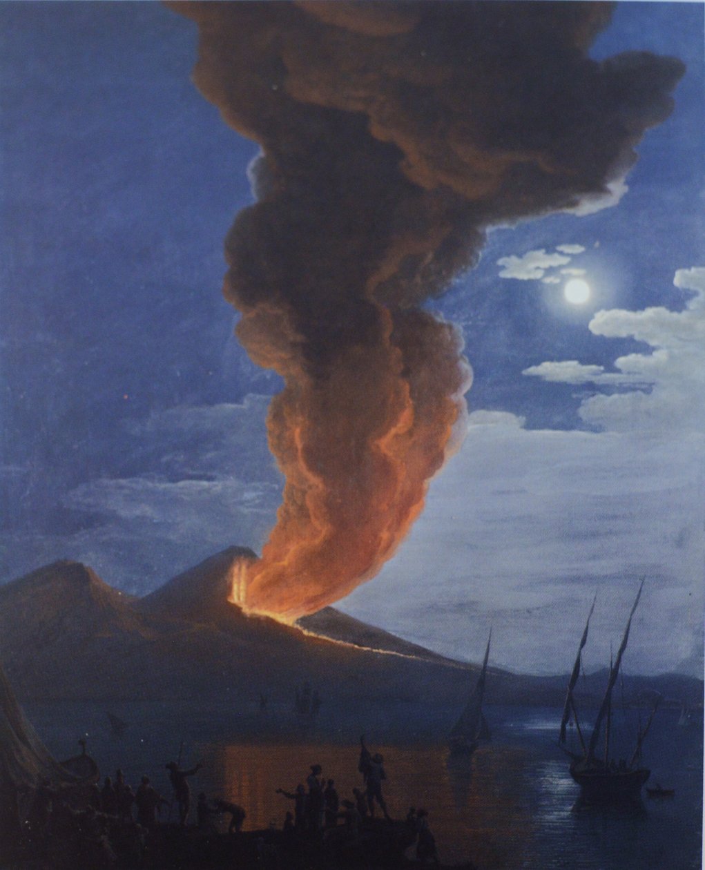 Erupção do Vesúvio de Saverio della Gatta