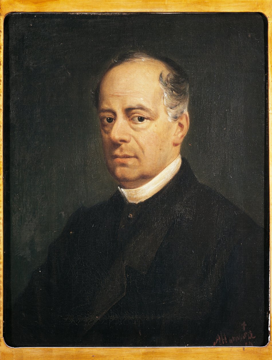 Retrato de Carlo Poerio (Nápoles de Saverio Altamura