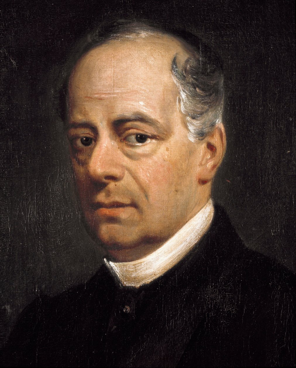 Risorgimento: "Retrato de Carlo Poerio (1803-1867), patriota italiano" Detalhe. Pintura de Francesco Saverio Altamura (1822-1897) Nápoles, Museo Nazionale di San Martino de Saverio Altamura