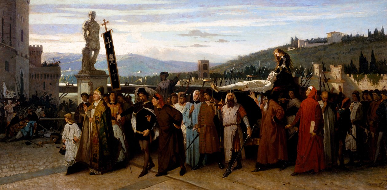O funeral de Buondelmonte de Saverio Altamura