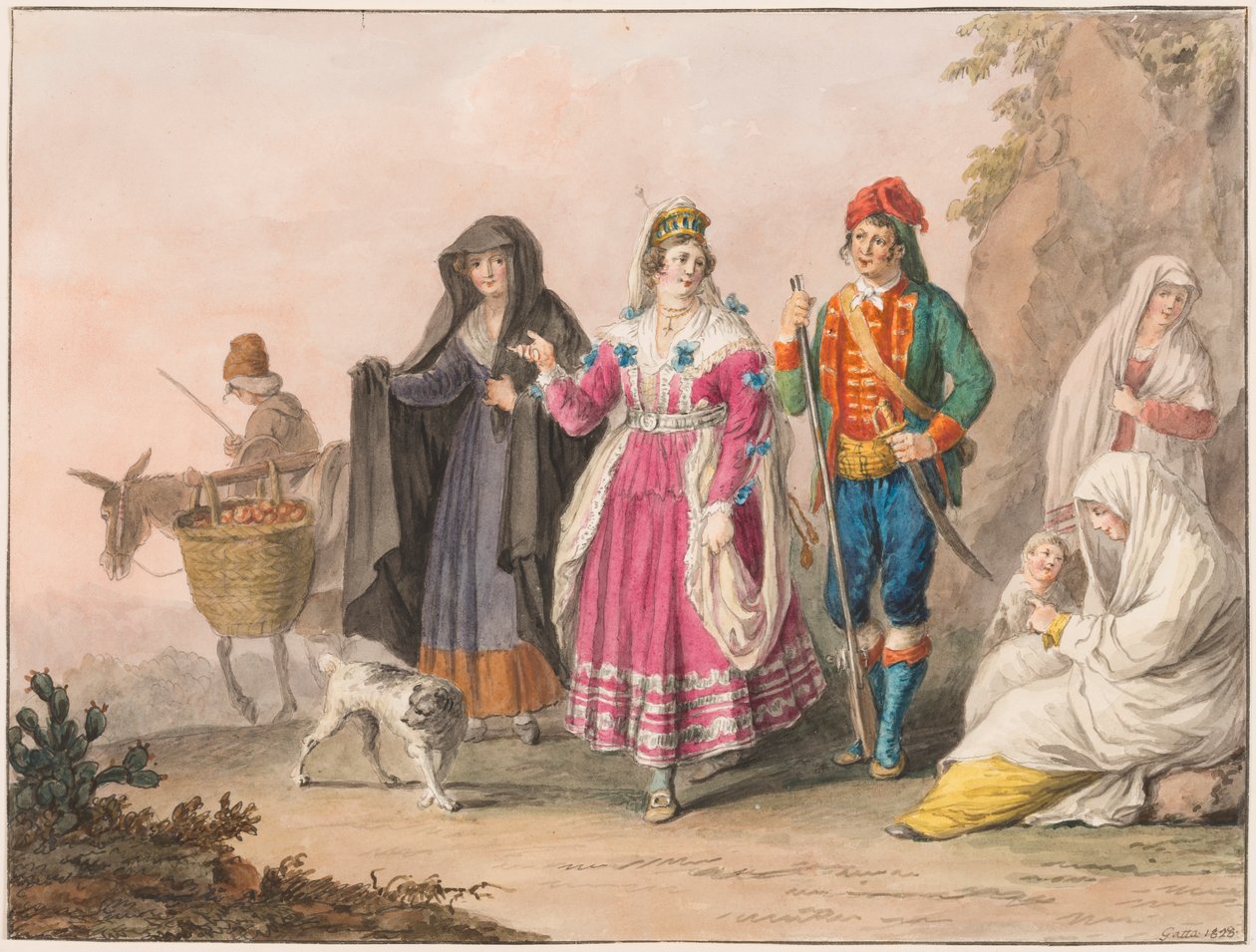 Trajes da Sicília de Saverio della Gatta