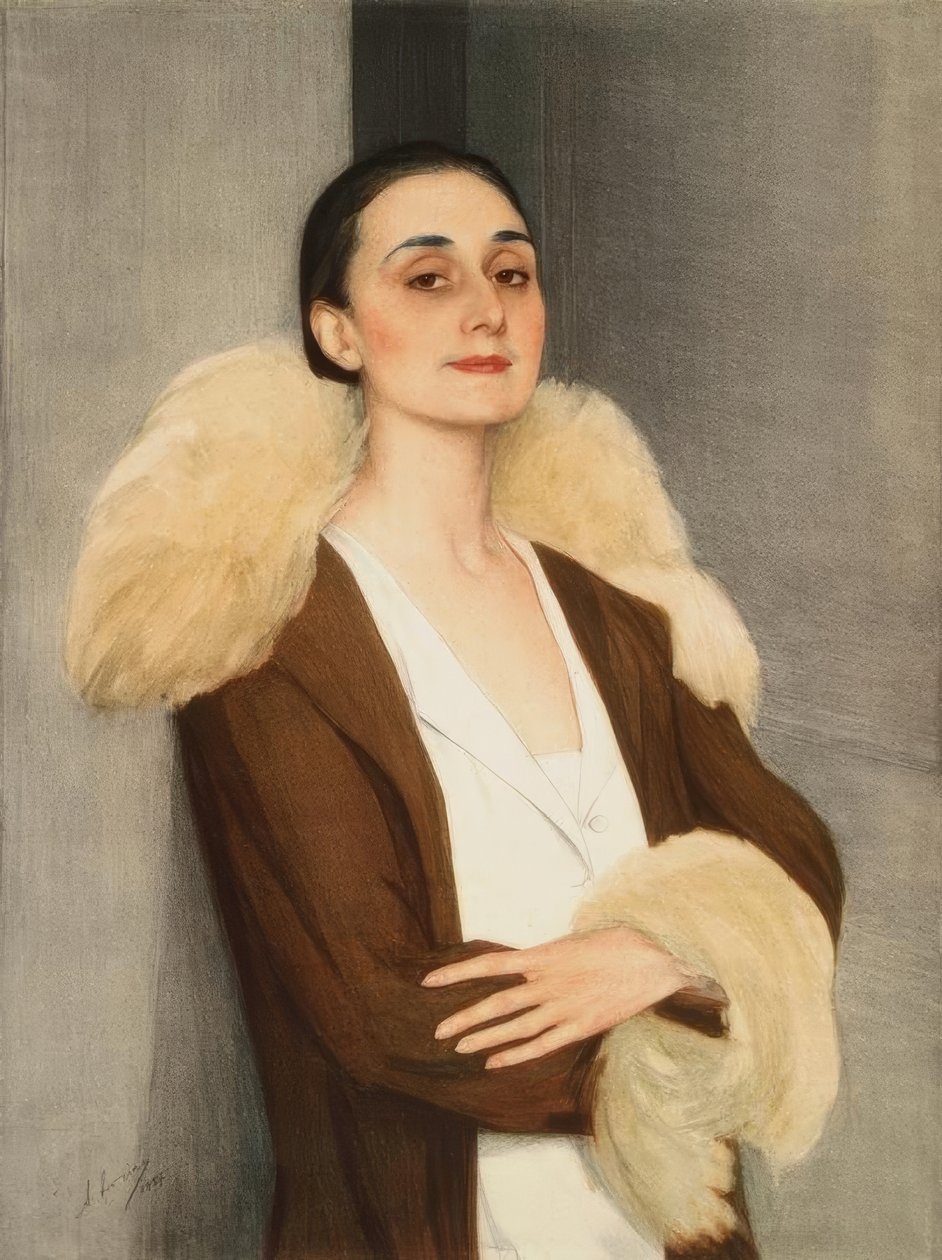 Retrato de uma senhora de Saweli Sorin