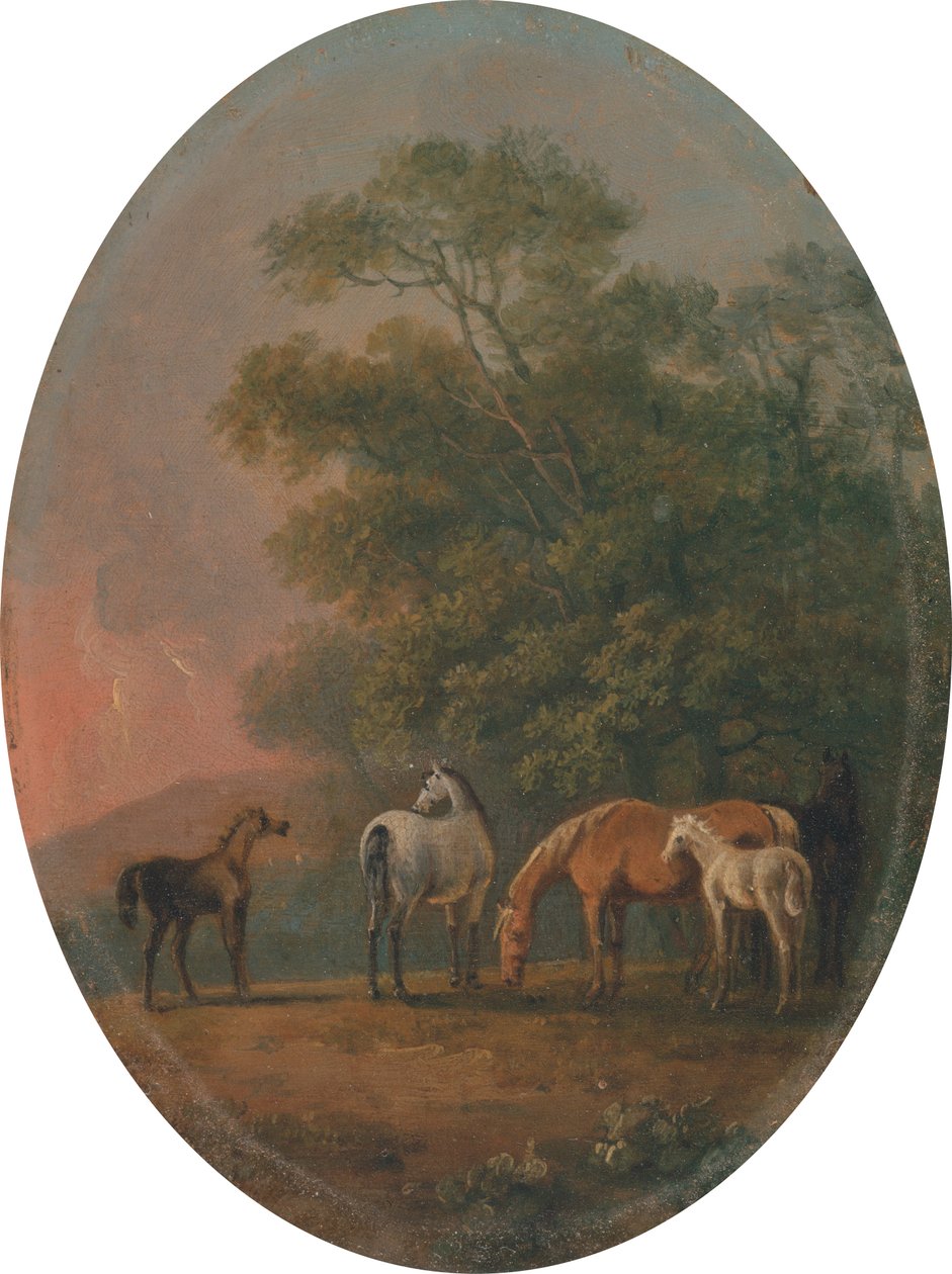Éguas e Potros [1795, Royal Academy of Arts, Londres, catálogo da exposição] de Sawrey Gilpin