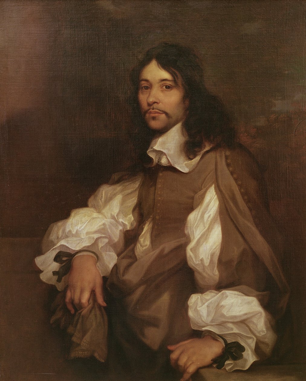 Homem com fitas pretas, 1657-58 de Sébastien Bourdon