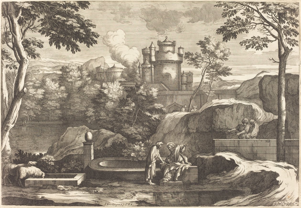 Jesus e o Samaritano de Sébastien Bourdon