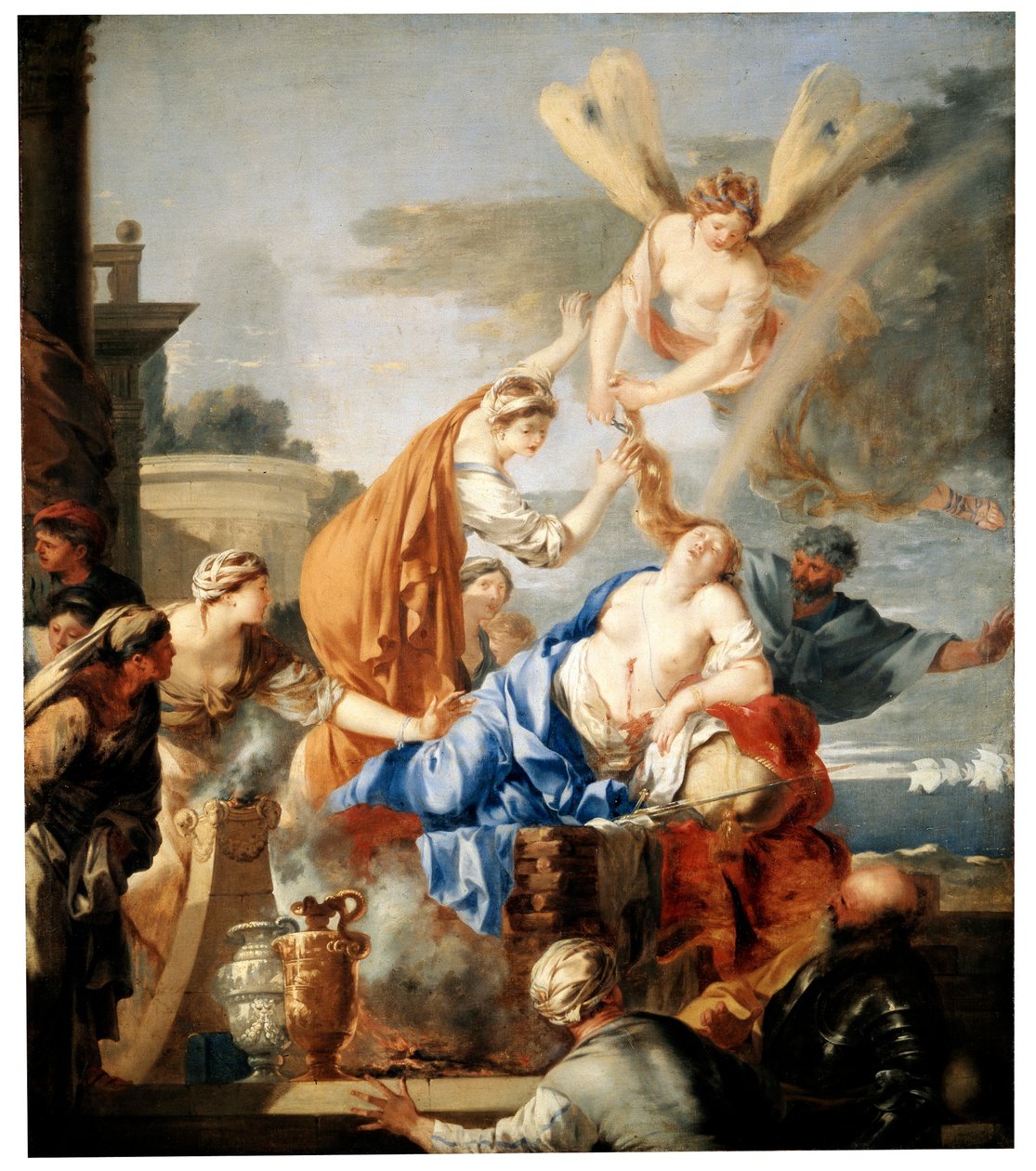 A morte de Dido, c1637-c1640 de Sébastien Bourdon