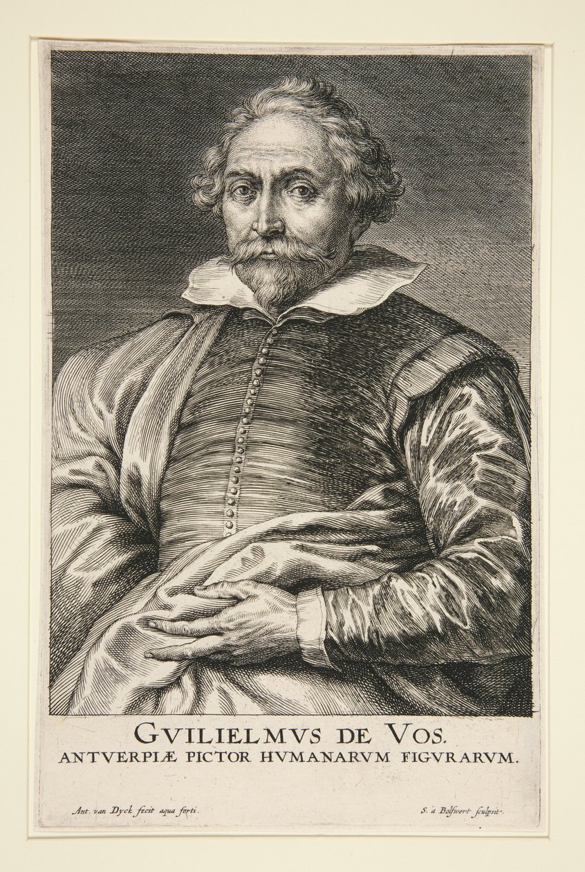 Retrato de William de Vos de Schelte Adams Bolswert
