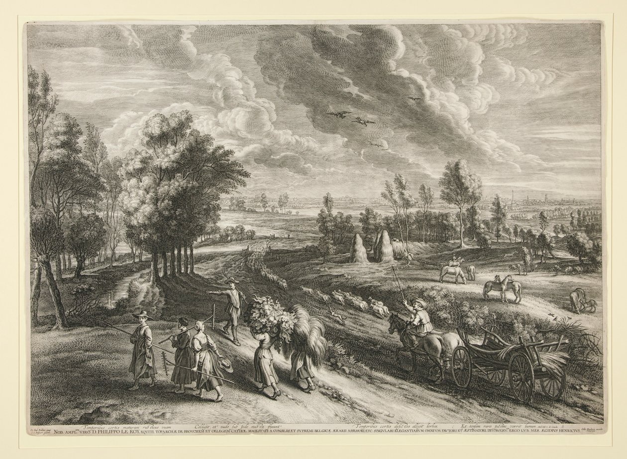 Vista de Malines, do Conjunto das Grandes Paisagens de Schelte Adams Bolswert