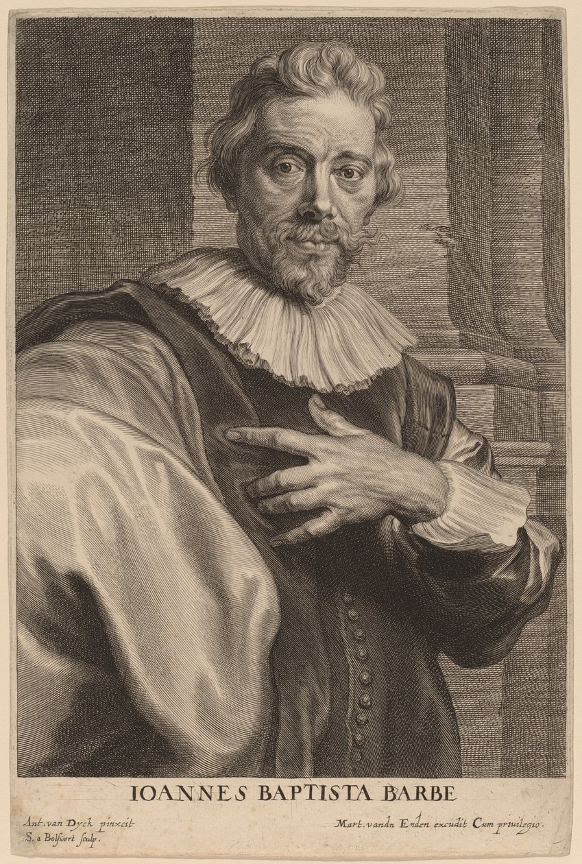 Vai Batista vai crescer de Schelte Adams Bolswert after Sir Anthony van Dyck