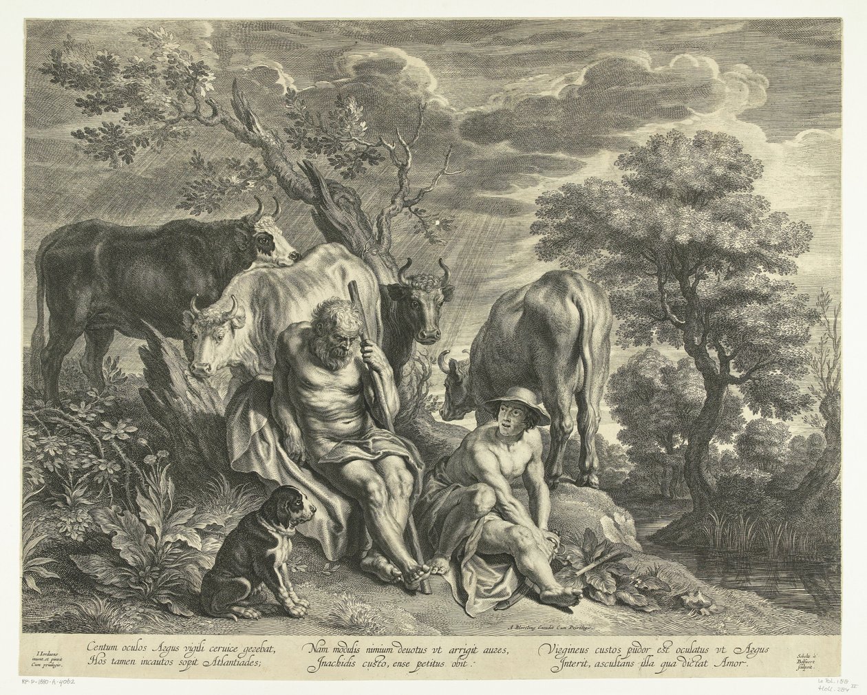 Mercúrio e Argus de Schelte Adamsz. Bolswert