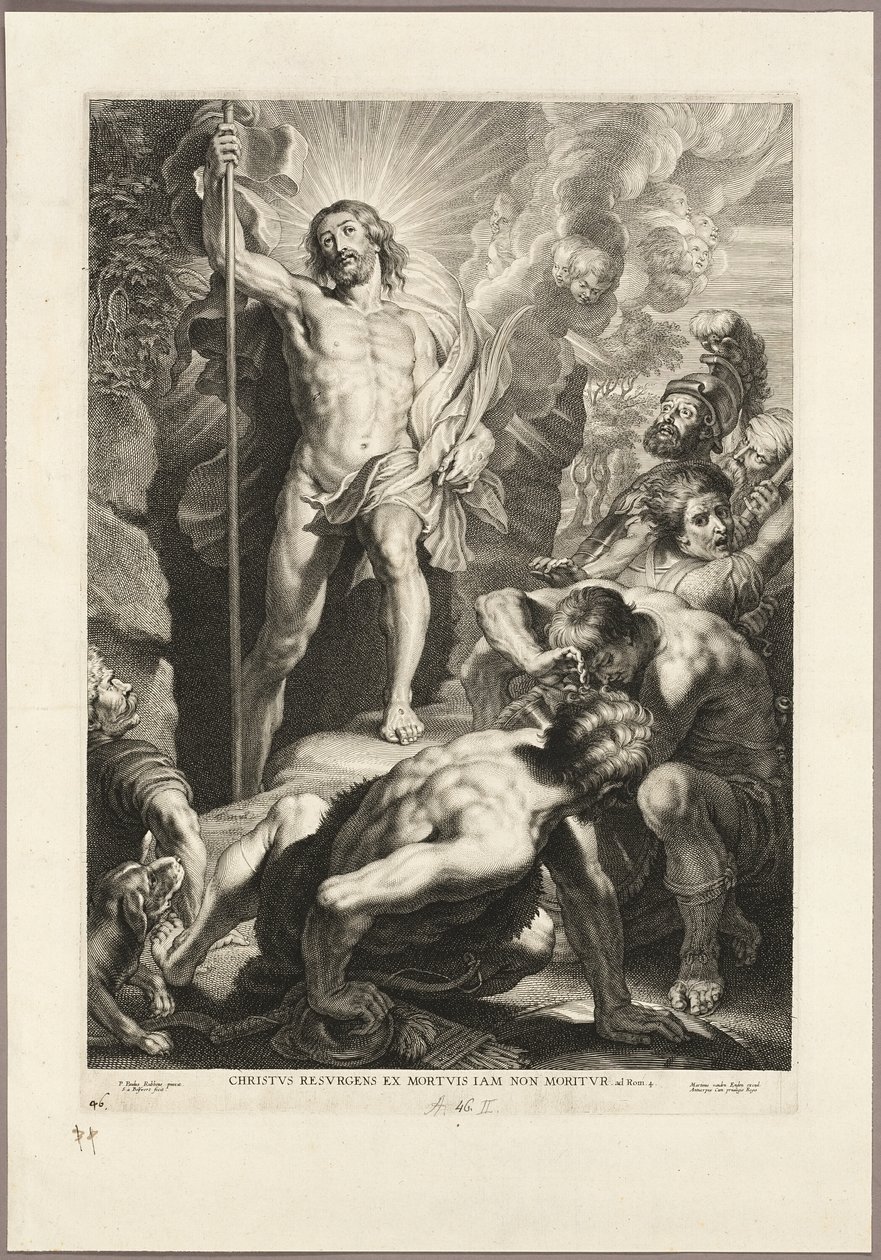 A Ressurreição de Cristo de Schelte Adamsz. Bolswert
