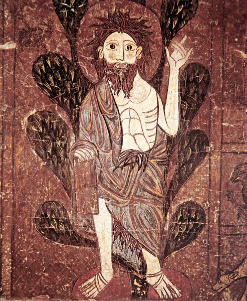 São João Batista, do Altar Frontal de Gesera, século XIII de School of Aragon