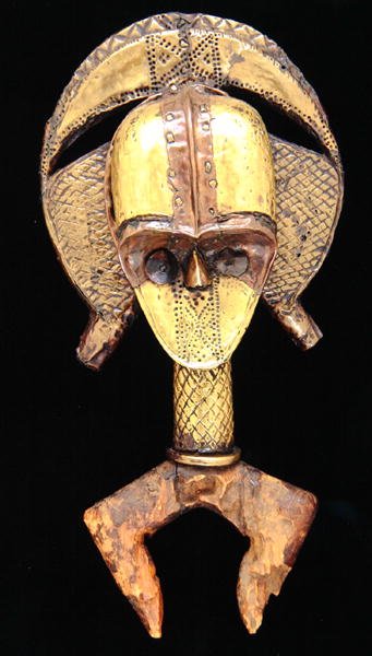 Figura Relíquia, Cultura Kota (madeira, cobre, latão e ferro) de School African