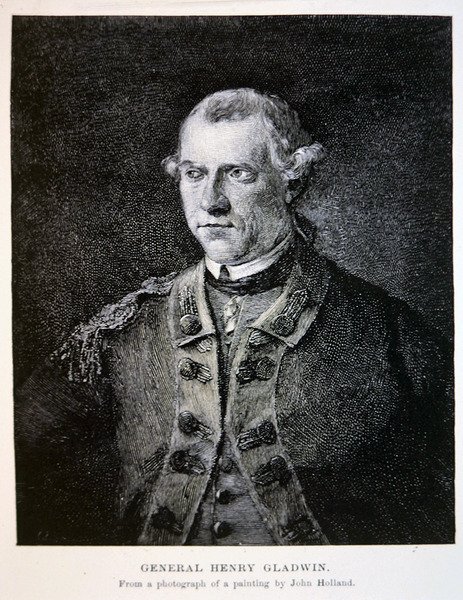 General Henry Gladwin, a partir de uma fotografia de um quadro de John Holland (litho) de School American