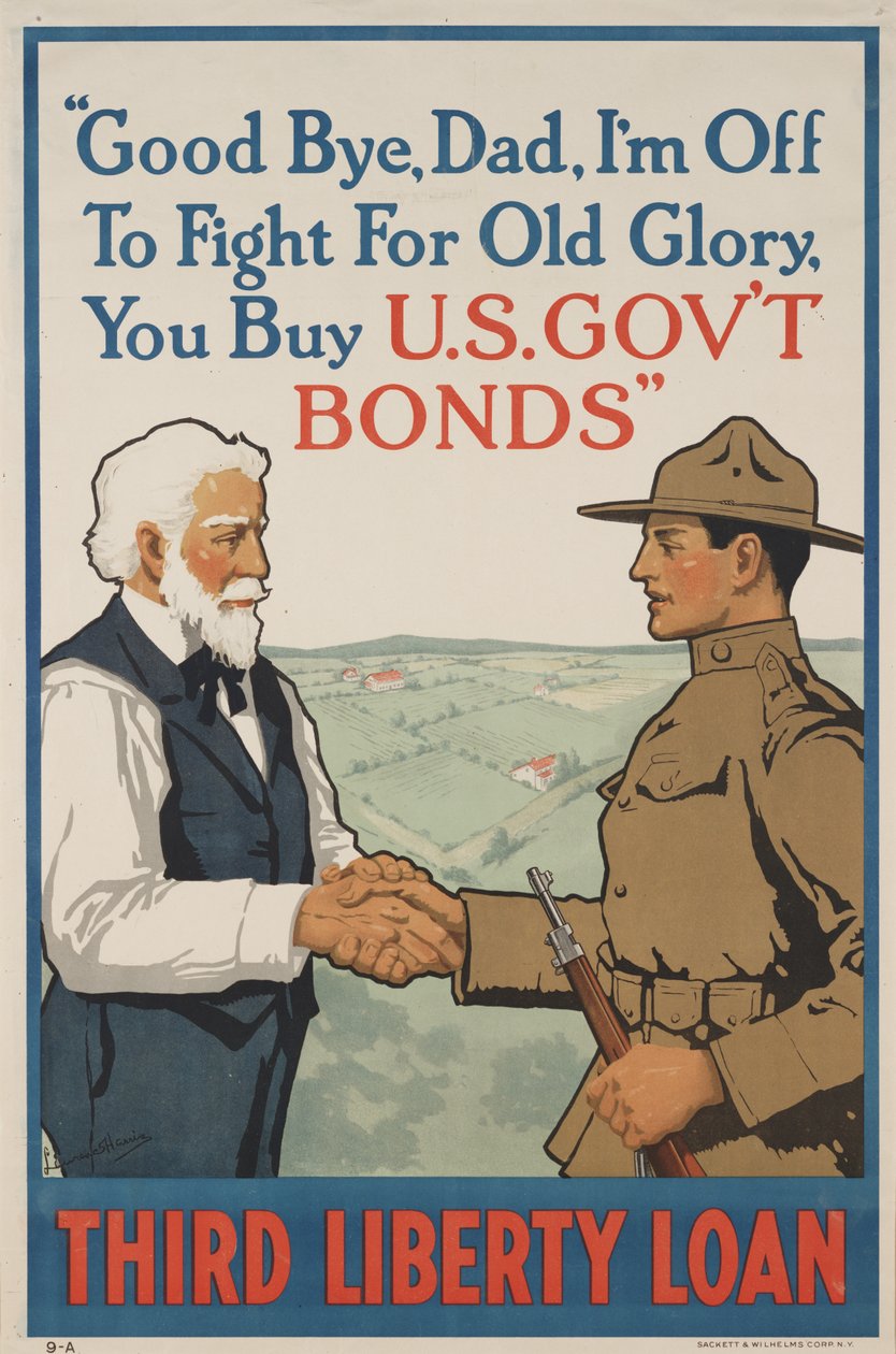 Adeus, pai, vou lutar pela Velha Glória de School American