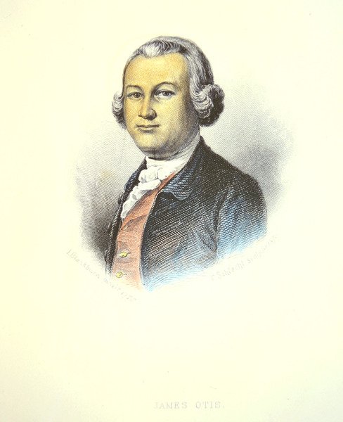 James Otis (gravura colorida) de School American
