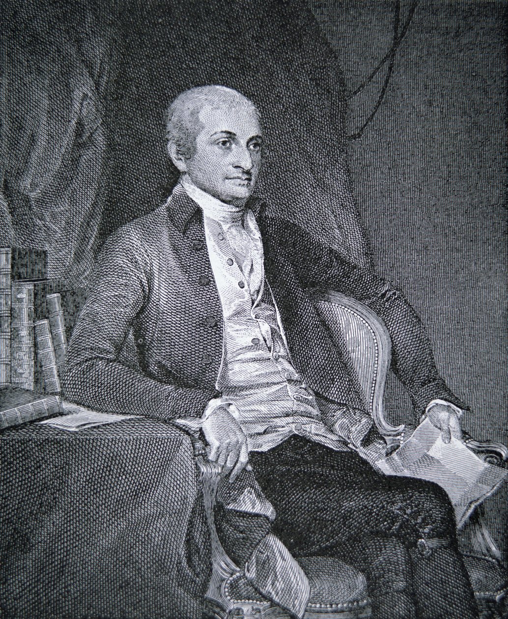John Jay (1745-1829) (gravura) de School American