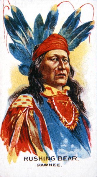 "Urso apressado" (cor litho) de School American