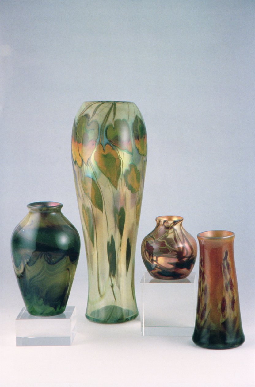 Vasos Tiffany & Co. (vidro) de School American