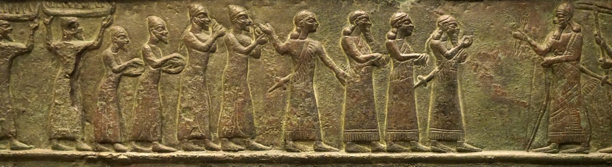 Portões de Balawat do antigo Império Assírio (baixo relevo) de School Assyrian
