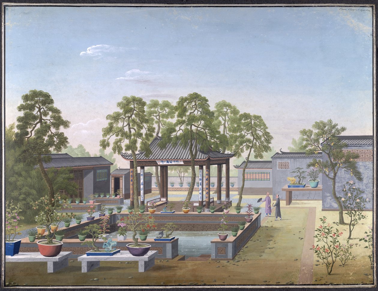 Add Or 2127 Desenho do jardim de um comerciante chinês de School Chinese