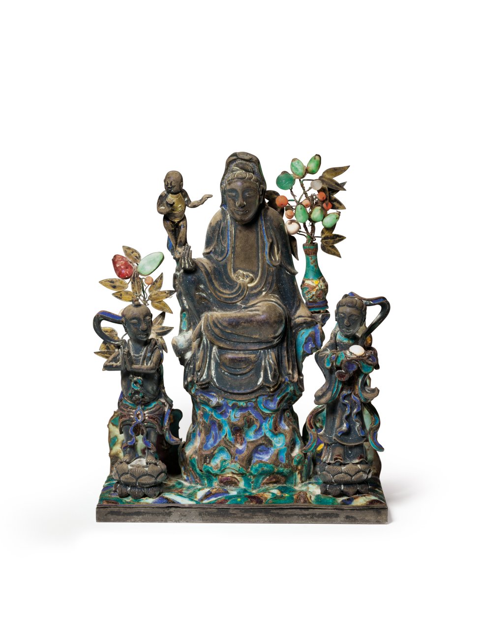 Grupo Figural Budista de School Chinese