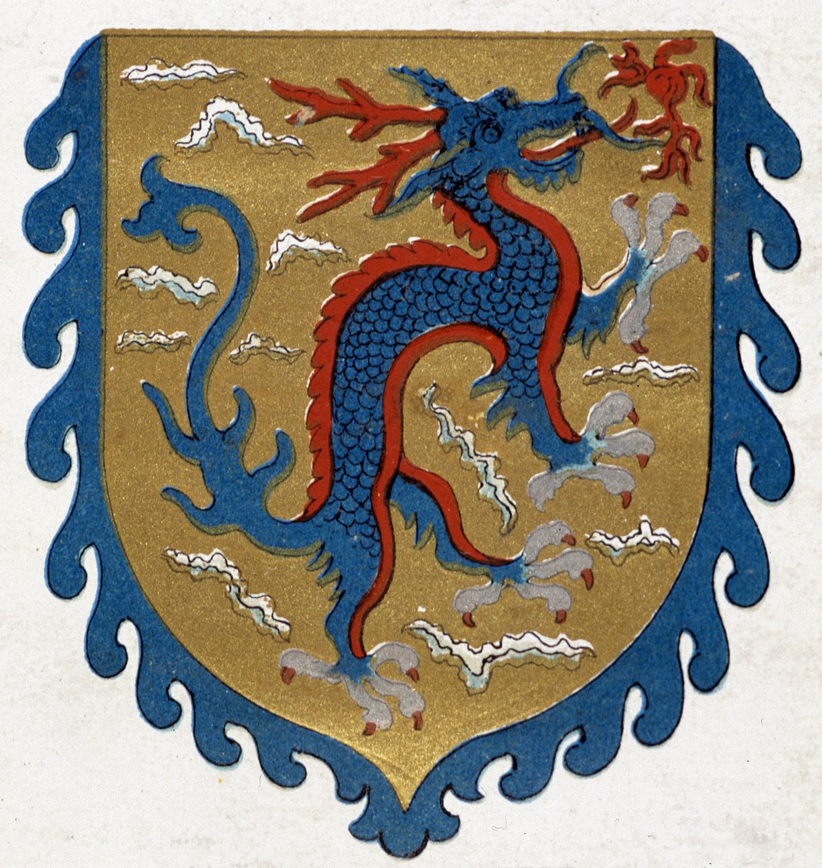 crachá de dragão chinês de School Chinese