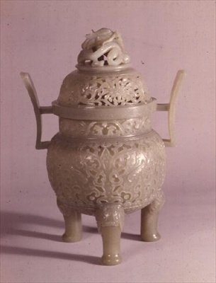 Jarro coberto (jade) de School Chinese